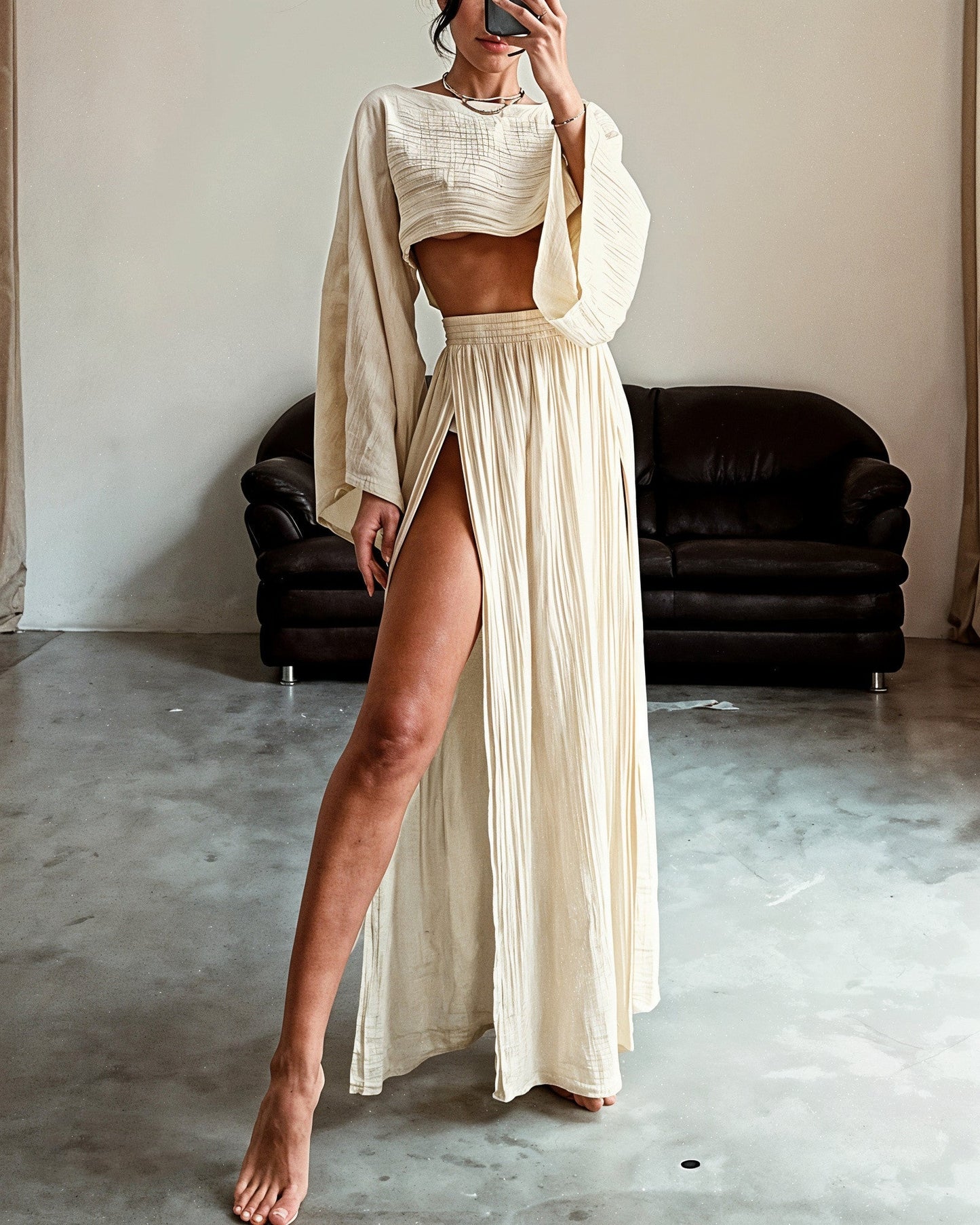 Kara - Two Piece Set Apricot