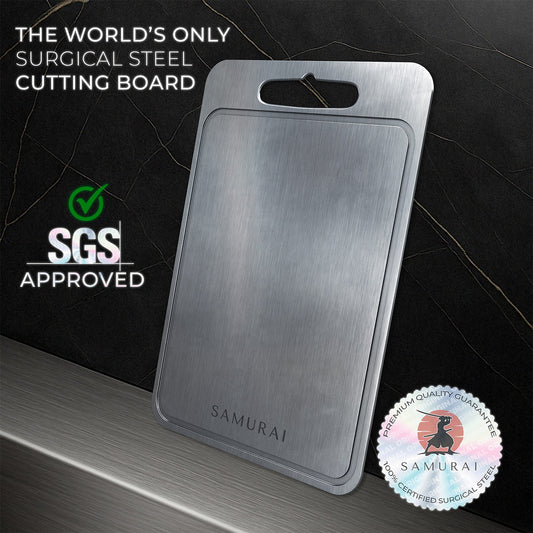 Pure Certified Medical Grade Surgical Steel Cutting Board