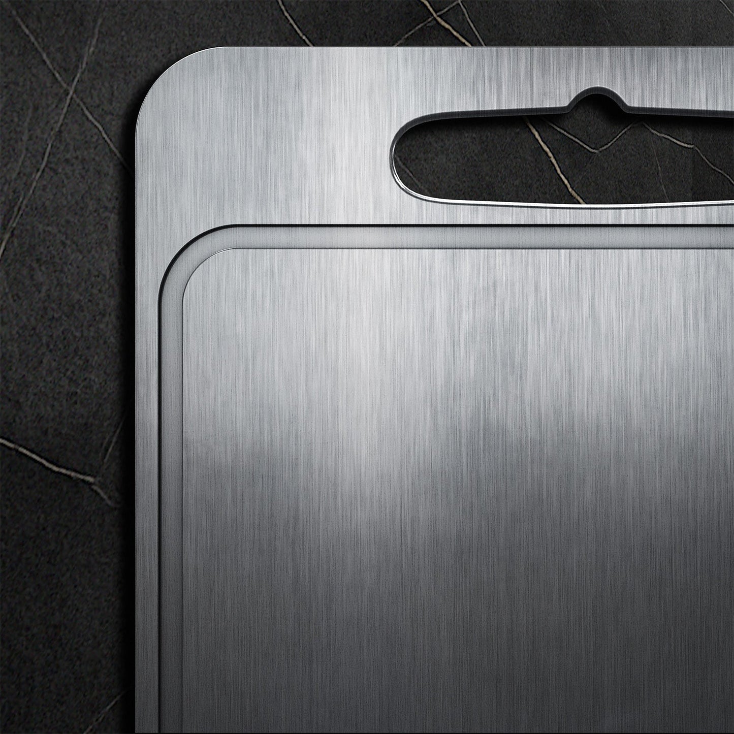 Pure Certified Medical Grade Surgical Steel Cutting Board