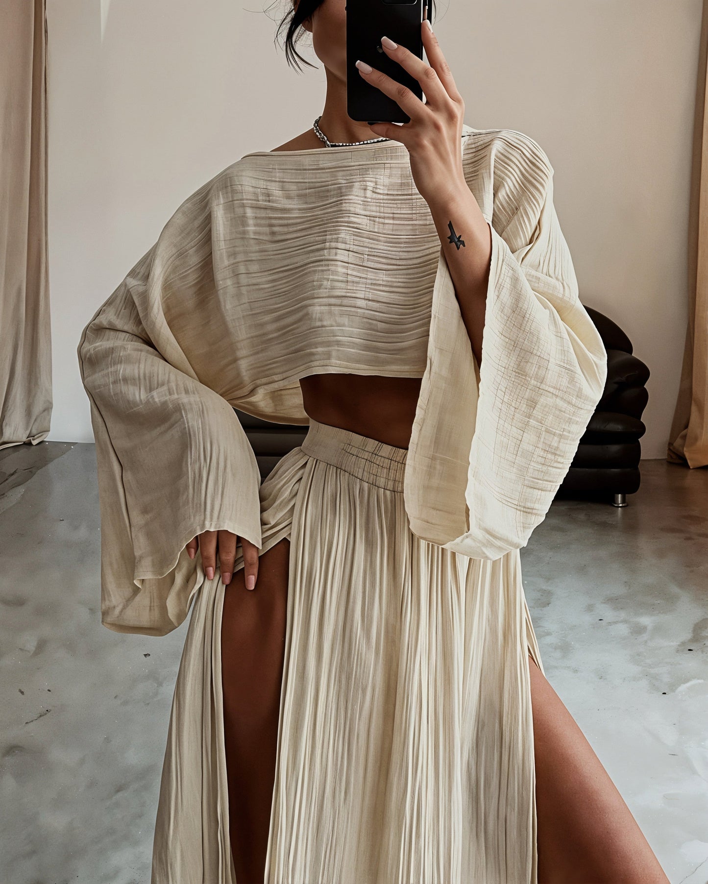 Kara - Two Piece Set Apricot