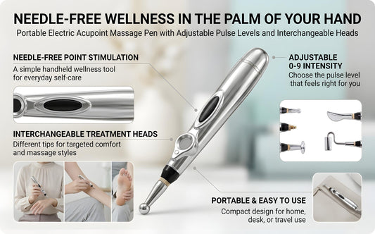 Electric acupuncture pen and TENS machine comparison for understanding electronic stimulation devices.