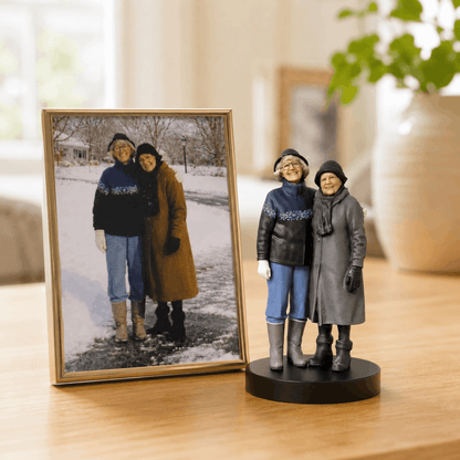 MemoPortrait Personalized Desktop Photo Frame and Note Holder