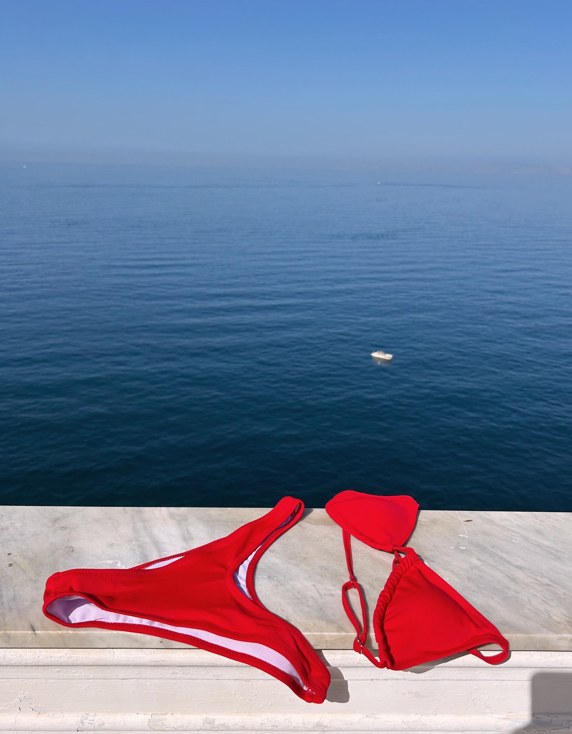 Cherry Bomb Set (with matching sarong & scrunchie) FestiveHeaven