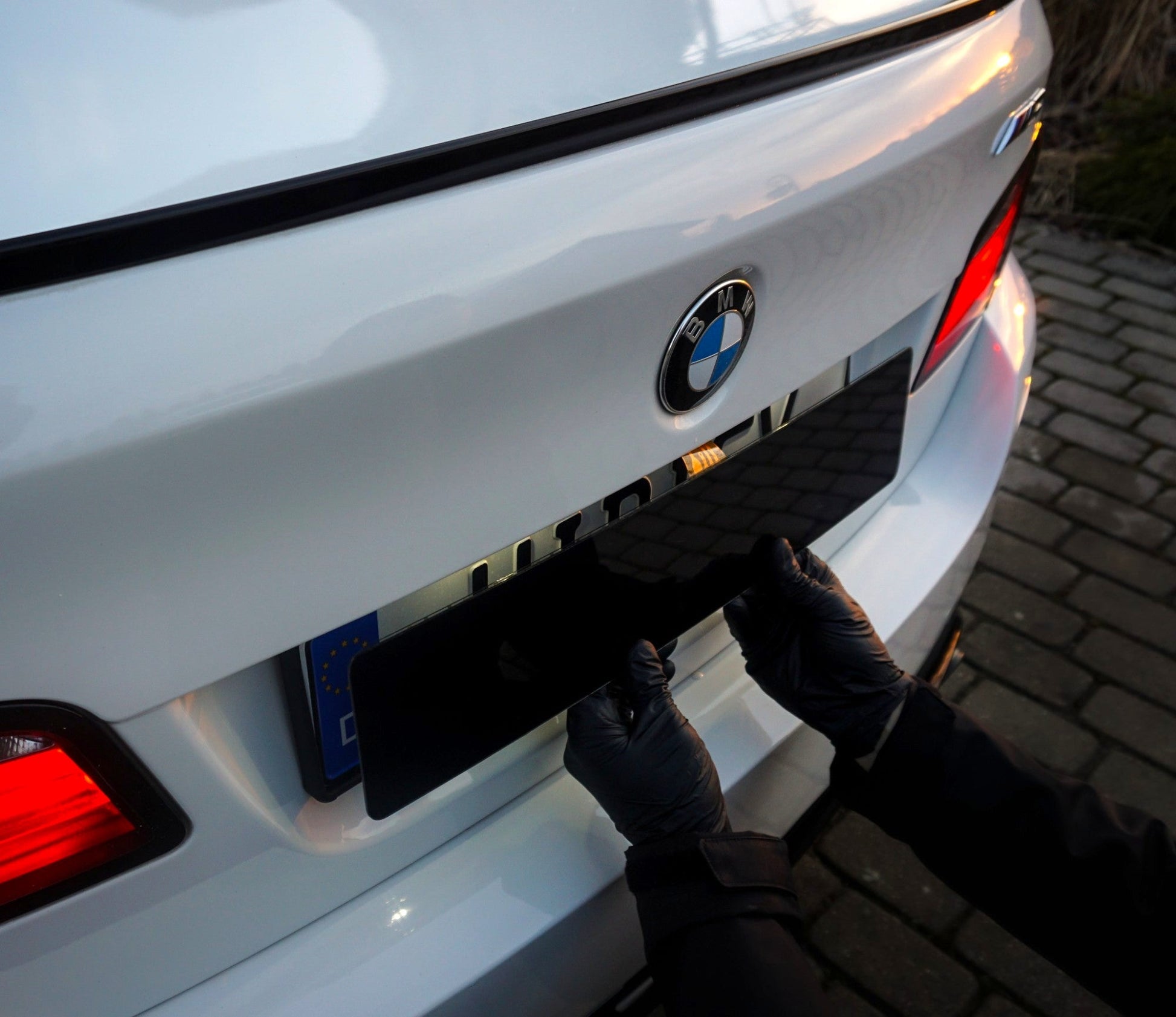 HIDIFY Car Blackout Privacy Plate Kit for Universal Vehicle Use