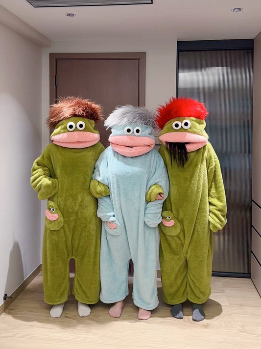 Funny Monster Pajama Robe | Viral Weird Cozy Gift for Adults