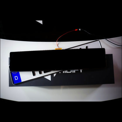 HIDIFY Car Blackout Privacy Plate Kit for Universal Vehicle Use